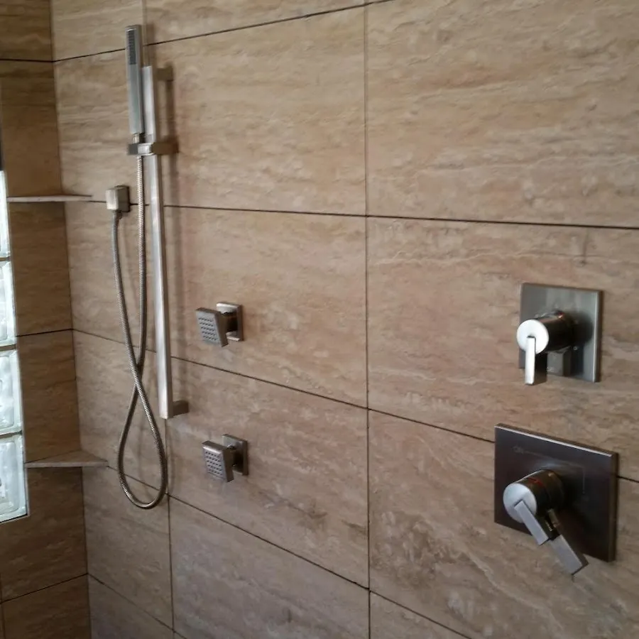 Shower fixture installation for Water Heater Replacement in Shively